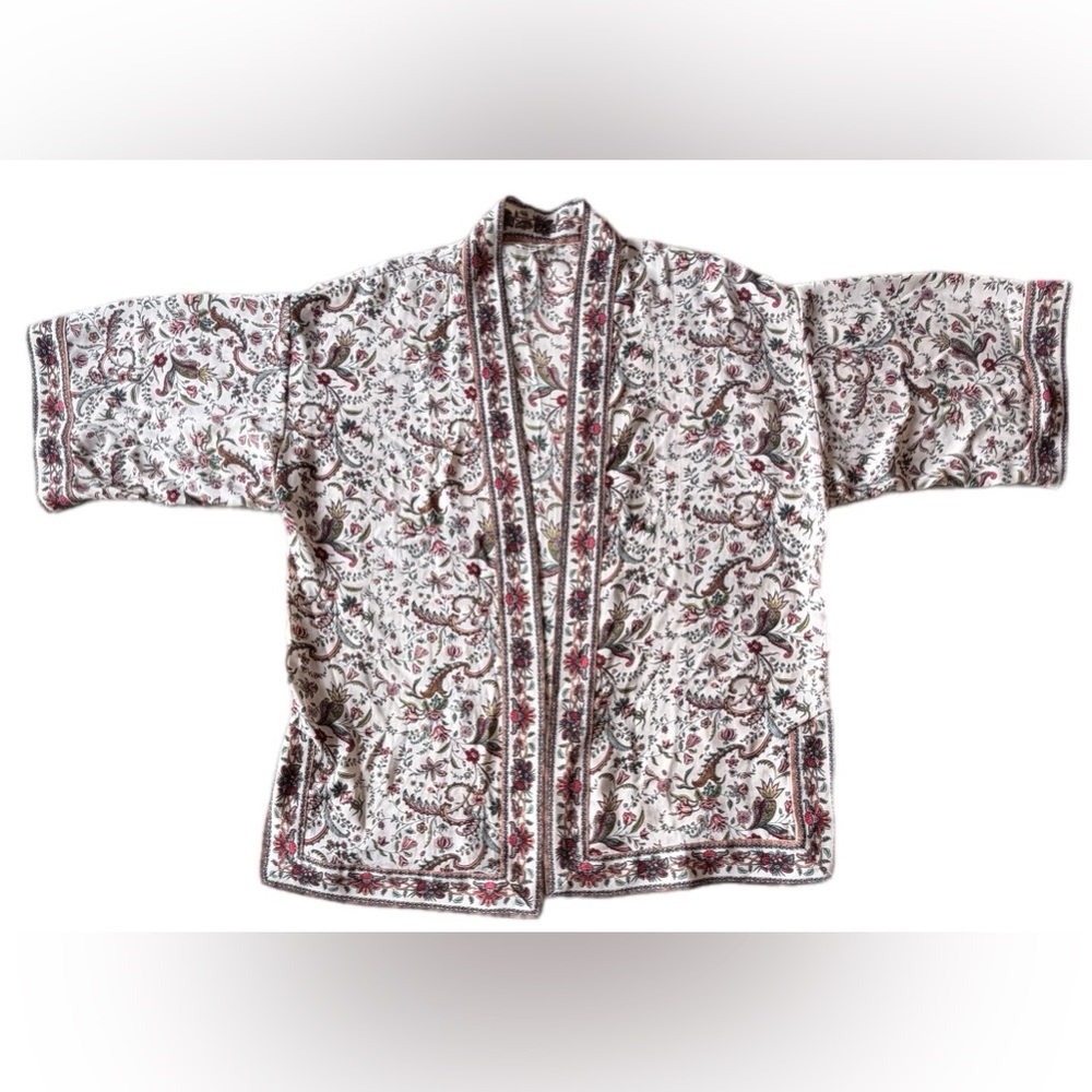Max Studio Womens Multicolor
Floral Kimono Sz M - Picture 2 of 11